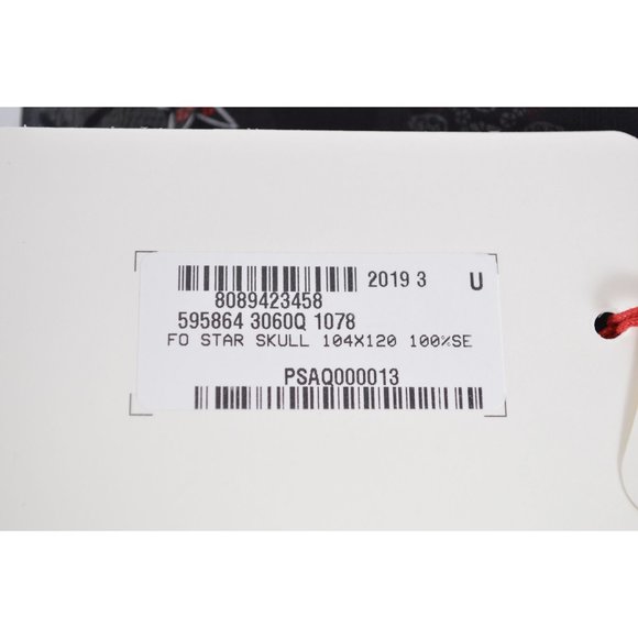 Alexander McQueen Silk Chiffon STAR SKULL Scarf - Picture 8 of 9